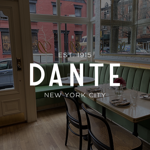 Dante West Village New York Reservation